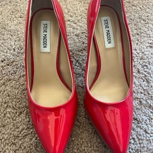 Red Steve Madden Heels